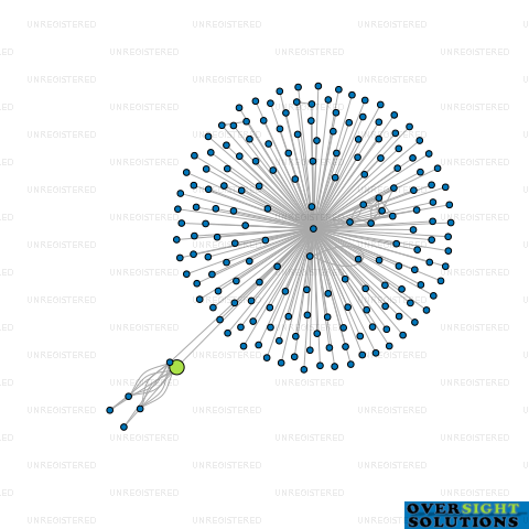 Network diagram for 150 POWDERHAM LTD