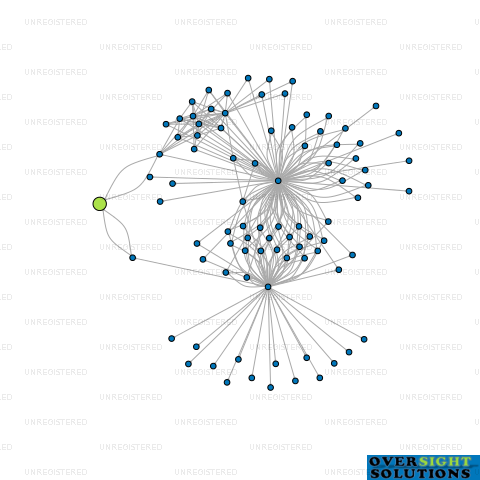 Network diagram for T  C TRUSTEES DF LTD